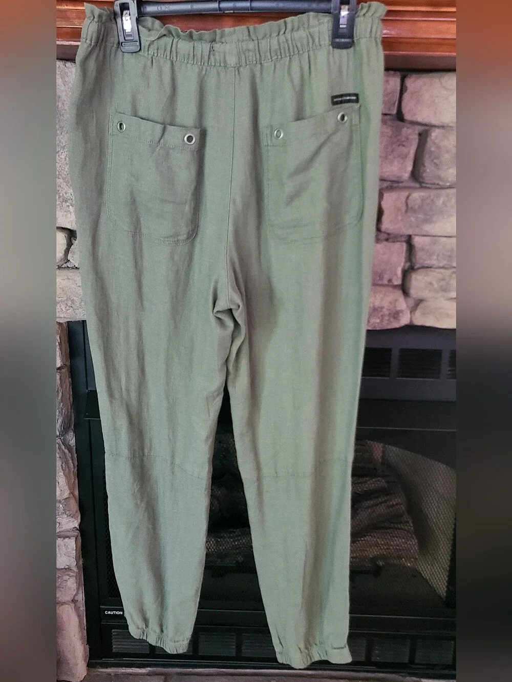 Women's Casual Paperbag Waist Drawstring Jogger
